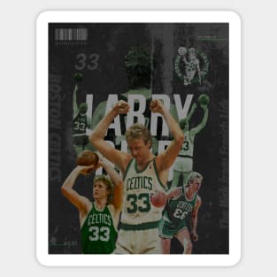 Larry Bird T-shirt Sticker